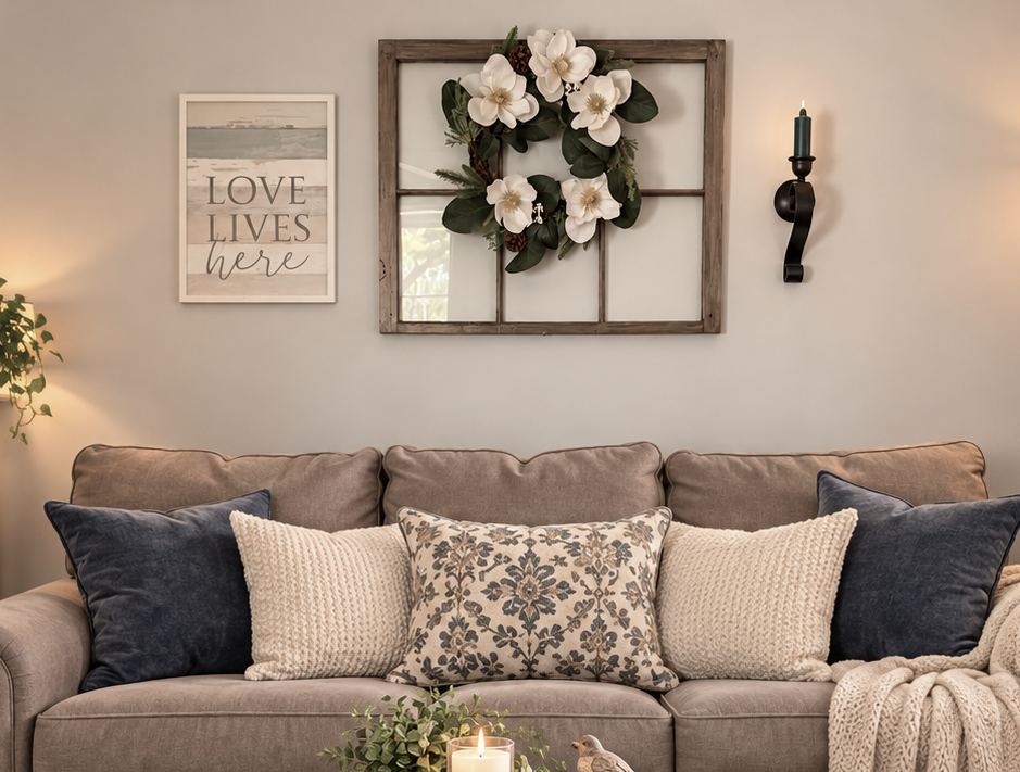 Antique Window ai staged